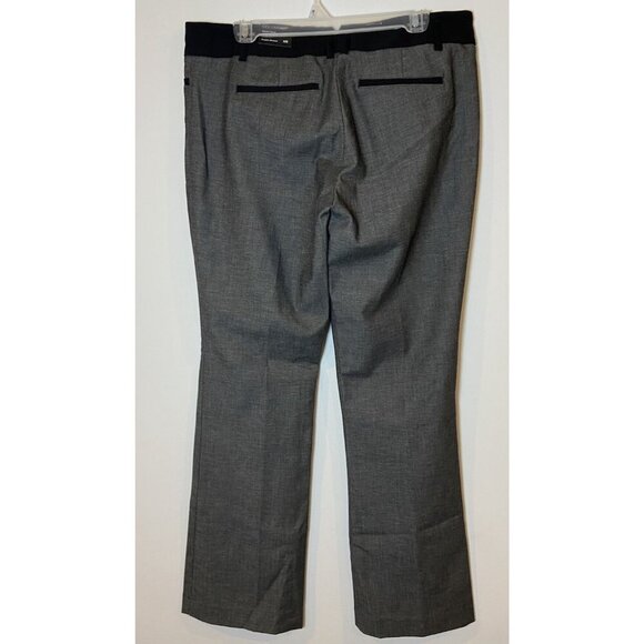 NWT Express Columnist Pants Barely Boot Low Rise Black Gray Size 12 Regular New - Picture 3 of 6
